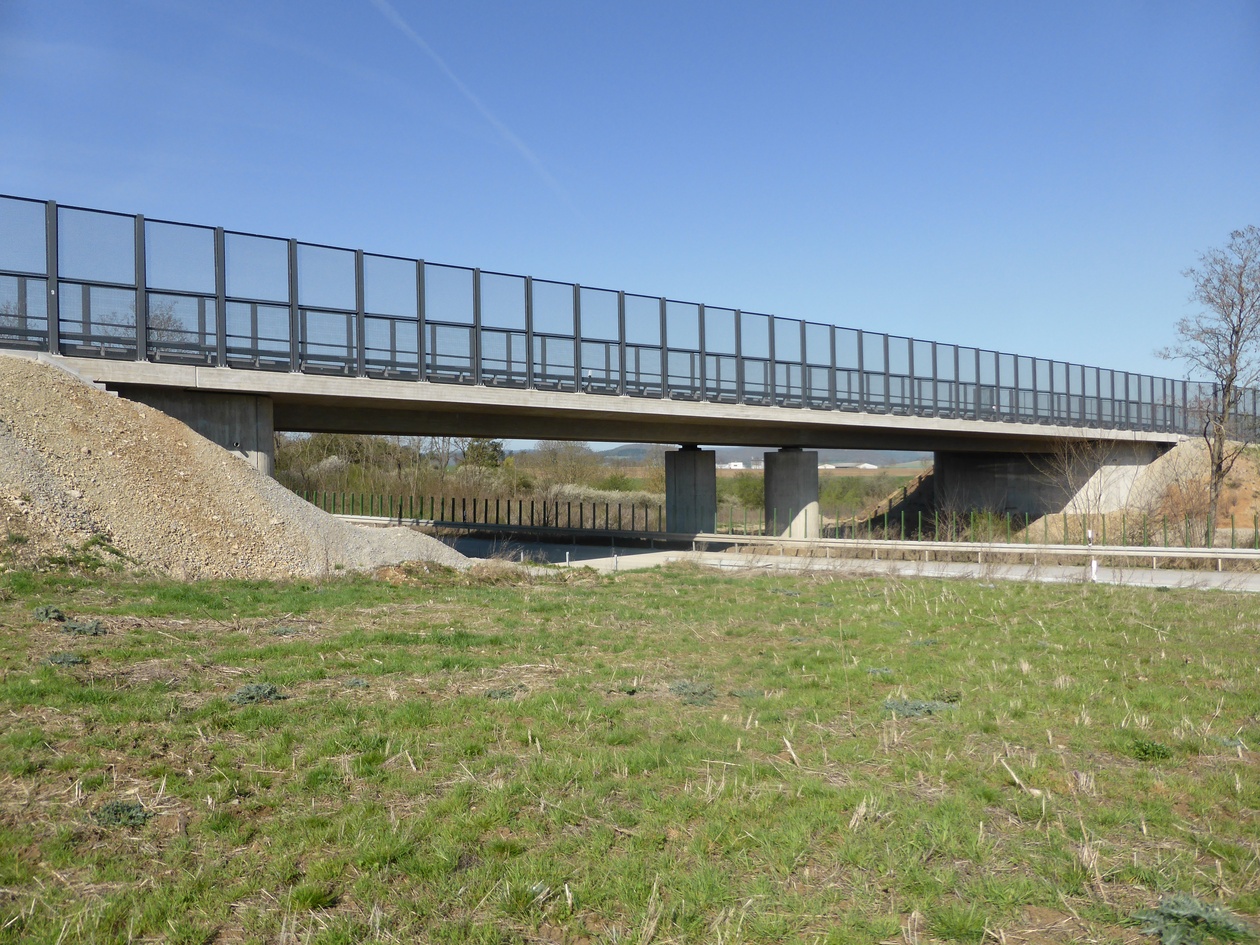 Bauwerk 11, Brücke B90n über die DB-Strecke und die K3