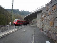 Umbau B 85 bei Marktgölitz, Ersatzneubau Brücke über die DB AG
